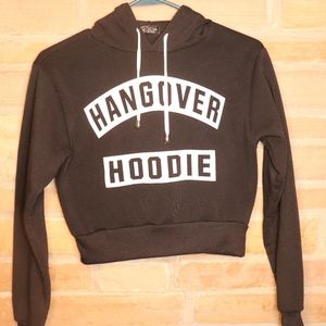 Hangover Crop Top Hoodie